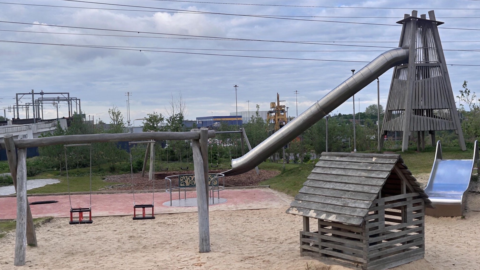 Outdoor training at Little Bee Park  East London